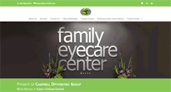 Desktop Screenshot of familyeyecare.com