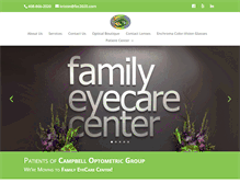 Tablet Screenshot of familyeyecare.com